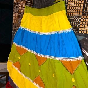 Hand made Ethnic midi skirt